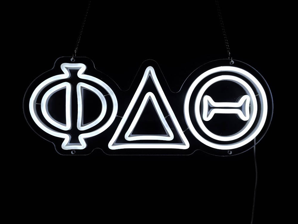 Phi Delta Theta | Neon Sign - Greek Letters