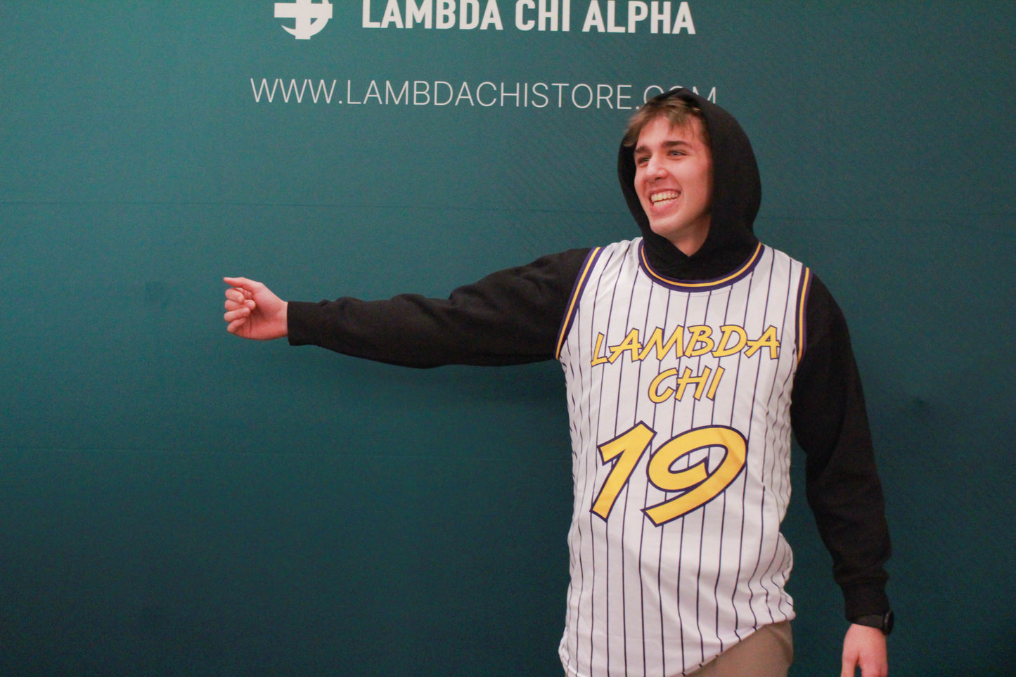 Lambda Chi Alpha | Pinstripe Basketball Jersey