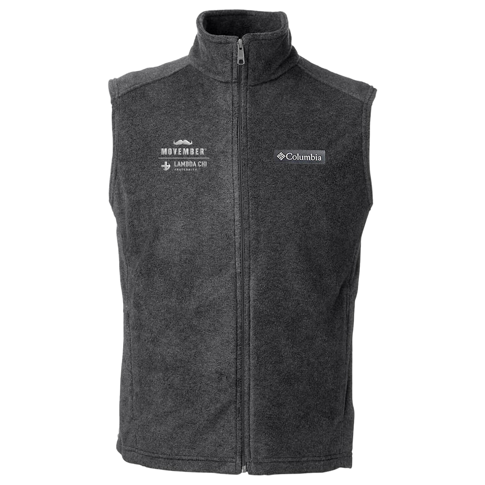 Lambda Chi Alpha | Movember Columbia Men’s Steens Mountain™ Fleece Vest, Charcoal