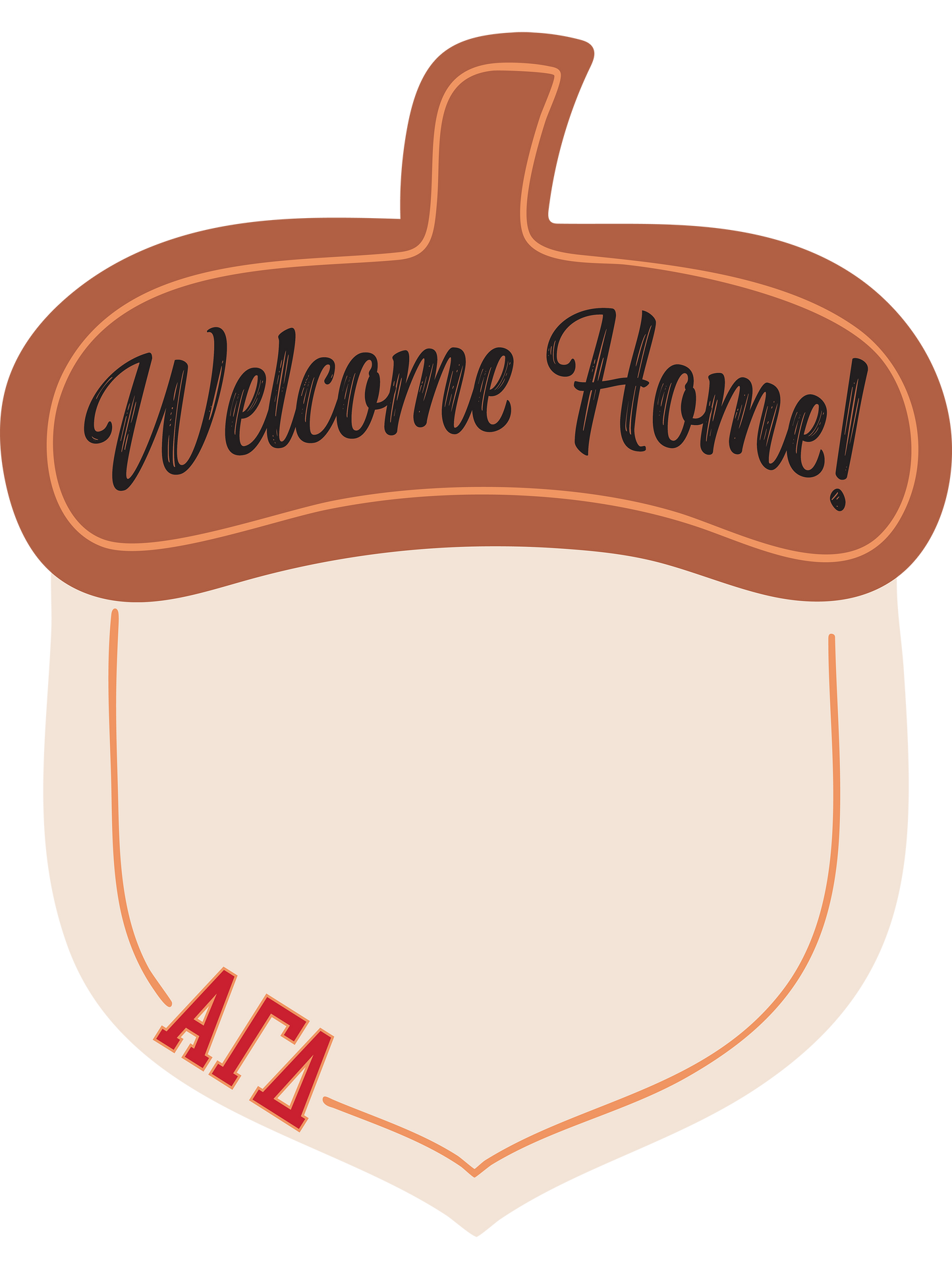 Alpha Gamma Delta | Bid Day Signs