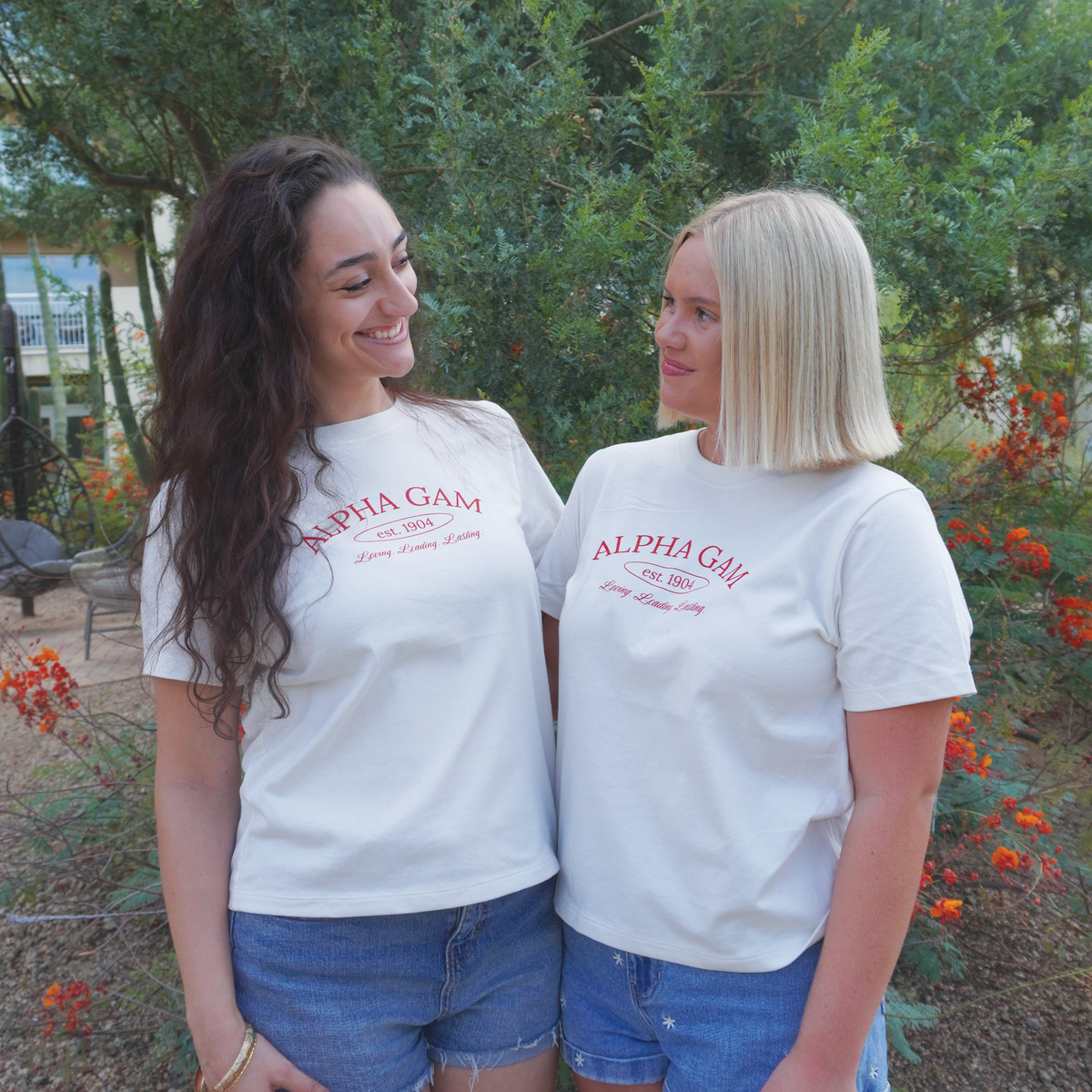 Alpha Gamma Delta | Est. 1904 Tagline Tee