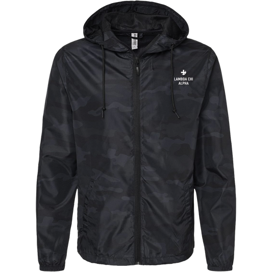 Lambda Chi Alpha | Camo Windbreaker Jacket